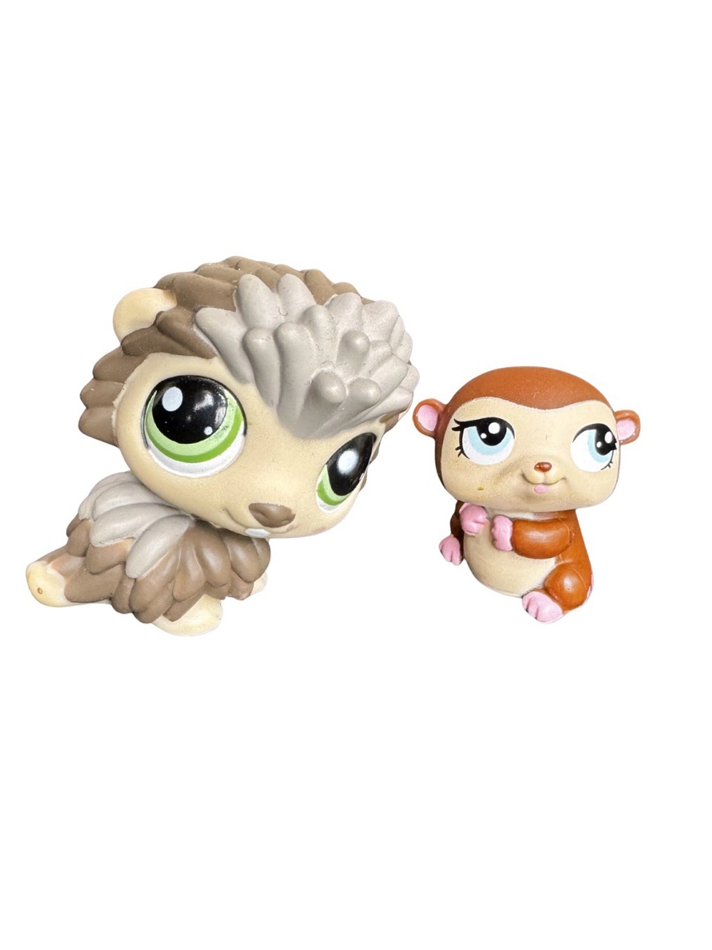 Littlest Pet Shop Hedgehog #1321 and Hamster #1322